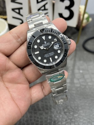 Rolex Yacht-Master 42mm Steel Black Dial Watch view 2