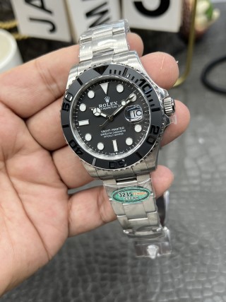 Rolex Yacht-Master 42mm Steel Black Dial Watch view 5