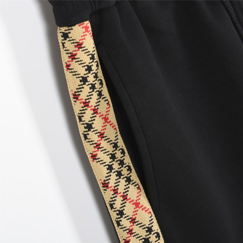 Burberry Black Equestrian Knight Shorts view