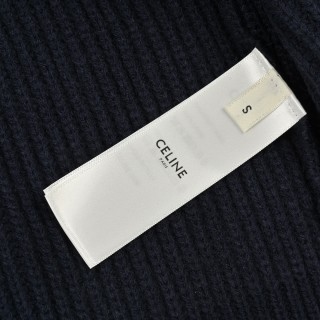 Celine 24FW Embroidered Logo Hoodie Black view 5