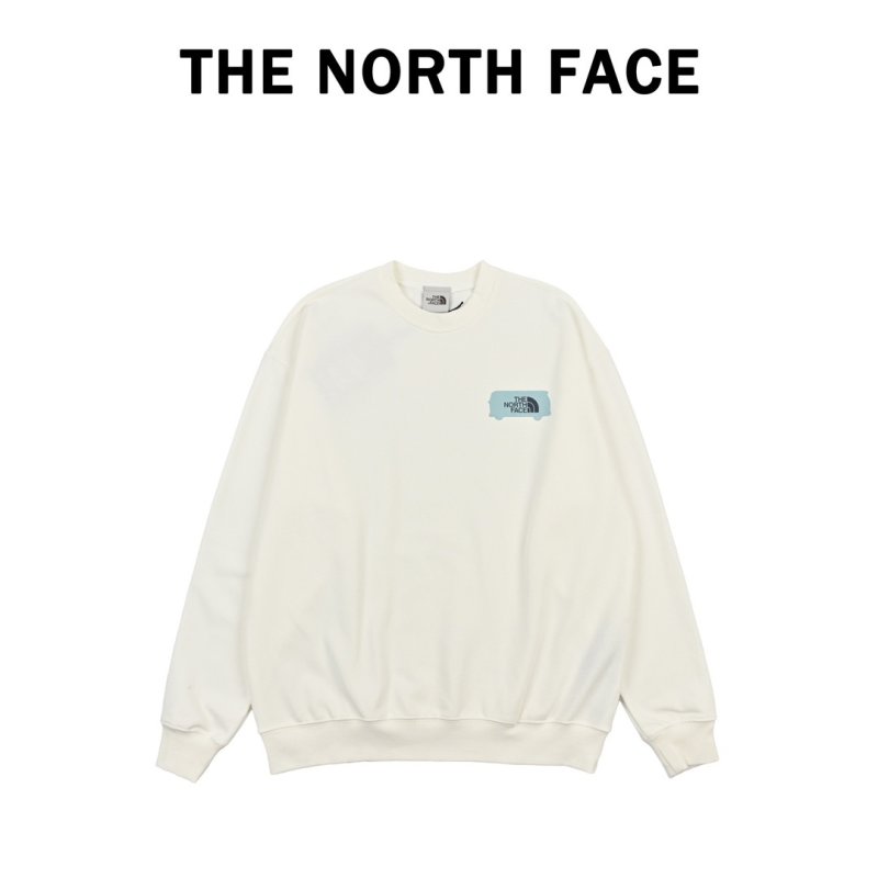 The North Face Cream Embroidered Logo Sweatshirt view