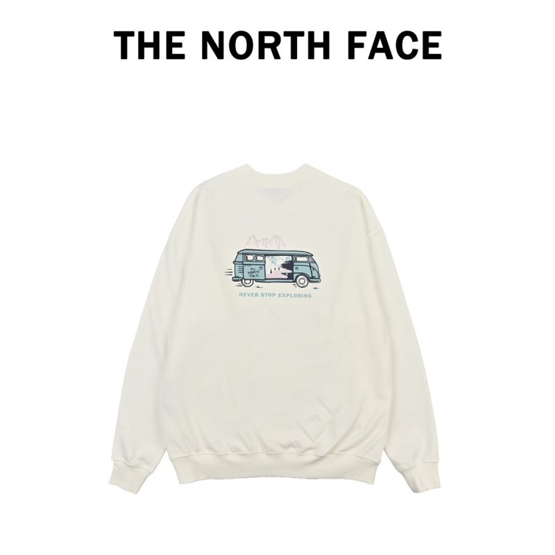 The North Face Cream Embroidered Logo Sweatshirt view