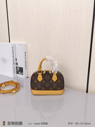 Louis Vuitton Monogram Nano Bucket Bag Brown view 4