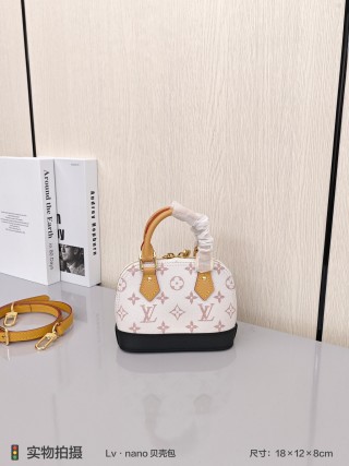 Louis Vuitton Monogram Nano Bucket Bag Brown view 5