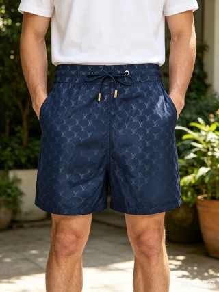 Louis Vuitton Navy Monogram Swim Shorts
