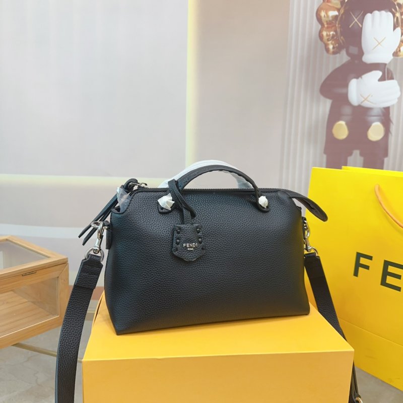 Fendi By The Way Beige Leather Top Handle Bag view