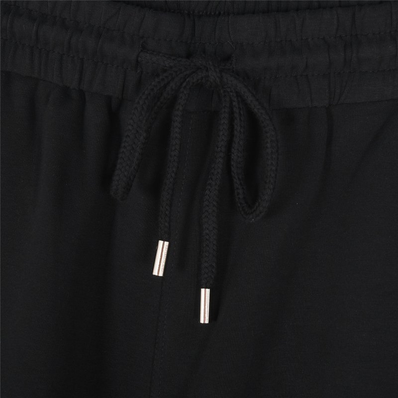 Moncler Black Shorts with Tricolour Stripe view