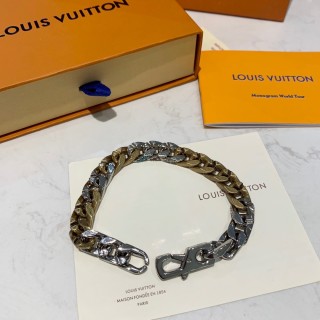 Louis Vuitton Chains Lettering Multicolor Crystal Bracelet view 7