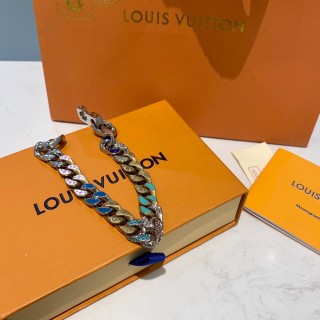 Louis Vuitton Chains Lettering Multicolor Crystal Bracelet view 9