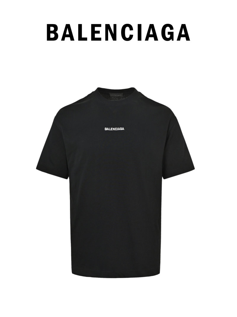 Balenciaga Black Back Logo T-Shirt view