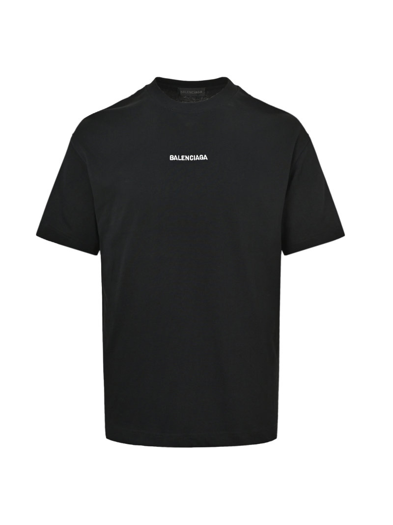 Balenciaga Black Back Logo T-Shirt view