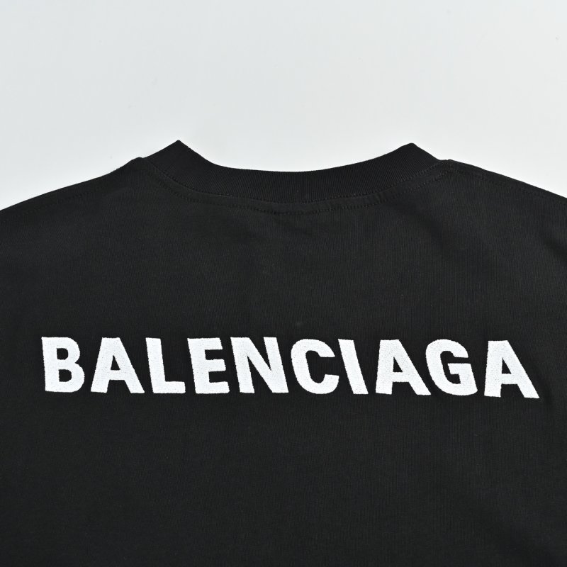 Balenciaga Black Back Logo T-Shirt view