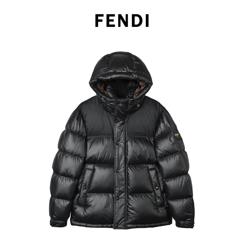 Black Puffer Down Jacket – Oversized Fit Winter Coat view