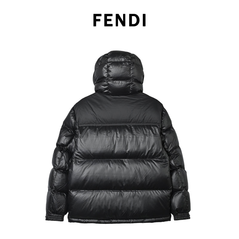 Black Puffer Down Jacket – Oversized Fit Winter Coat view