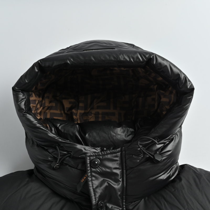 Black Puffer Down Jacket – Oversized Fit Winter Coat view