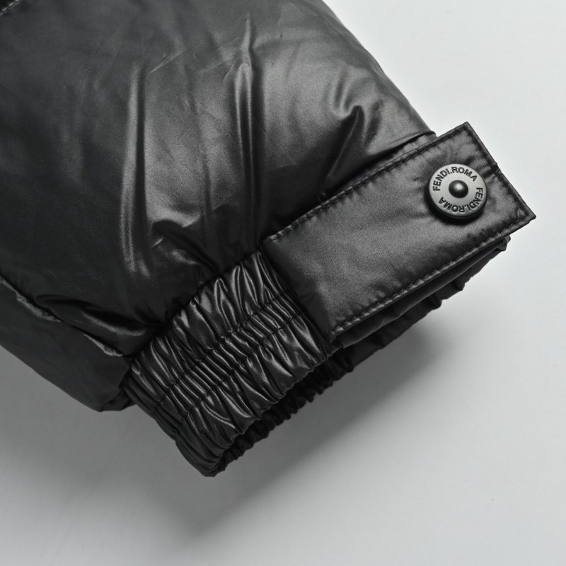 Black Puffer Down Jacket – Oversized Fit Winter Coat view