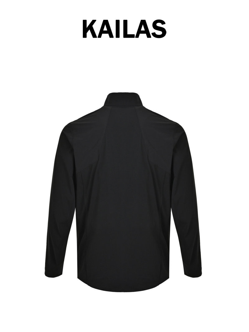 Kaiko Black Windbreaker Softshell Jacket view