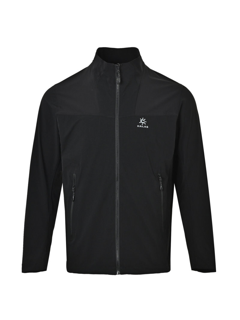 Kaiko Black Windbreaker Softshell Jacket view