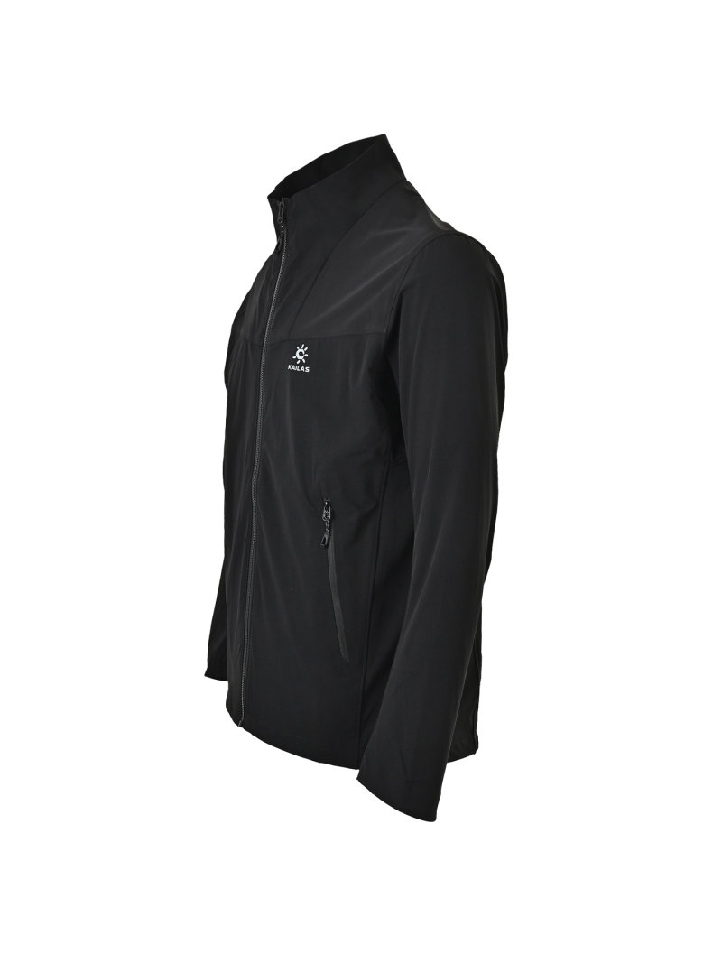Kaiko Black Windbreaker Softshell Jacket view