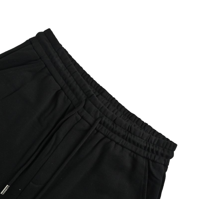 Gucci Black Drawstring Shorts with Logo Print view