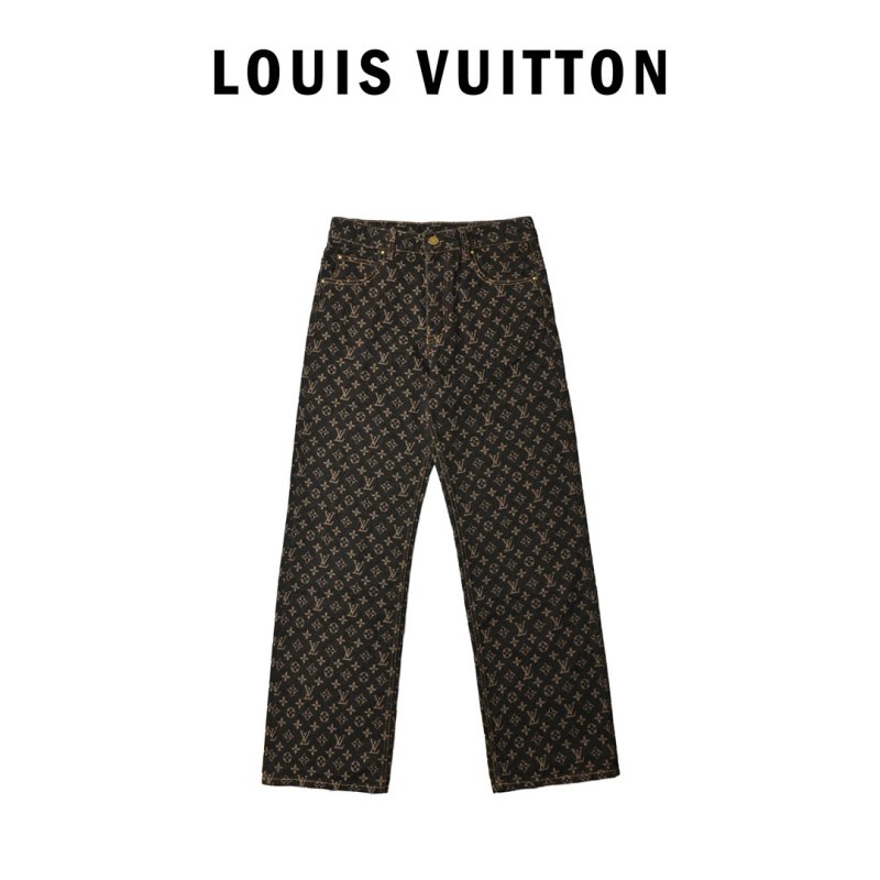 Louis Vuitton Monogram Black Denim Jeans view