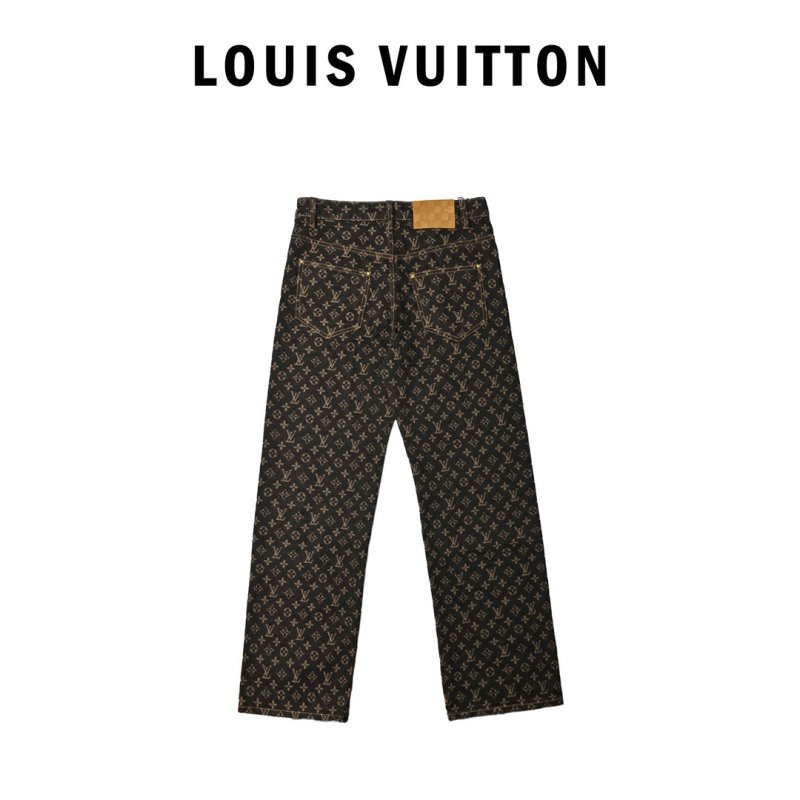 Louis Vuitton Monogram Black Denim Jeans view