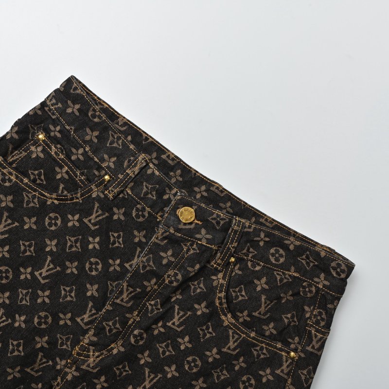 Louis Vuitton Monogram Black Denim Jeans view