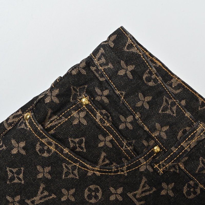 Louis Vuitton Monogram Black Denim Jeans view