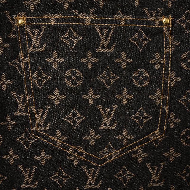 Louis Vuitton Monogram Black Denim Jeans view