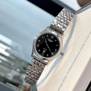 Longines Classic Quartz Steel Couple Watch - Silver view 2