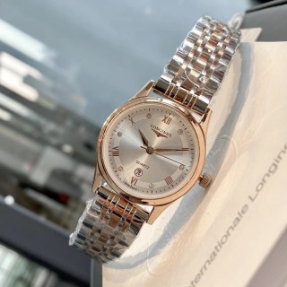 Longines Classic Quartz Steel Couple Watch - Silver view 3