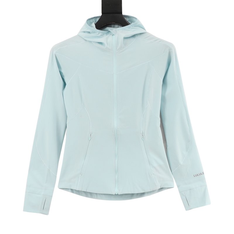 Lululemon Light Blue Open-Front Cardigan view