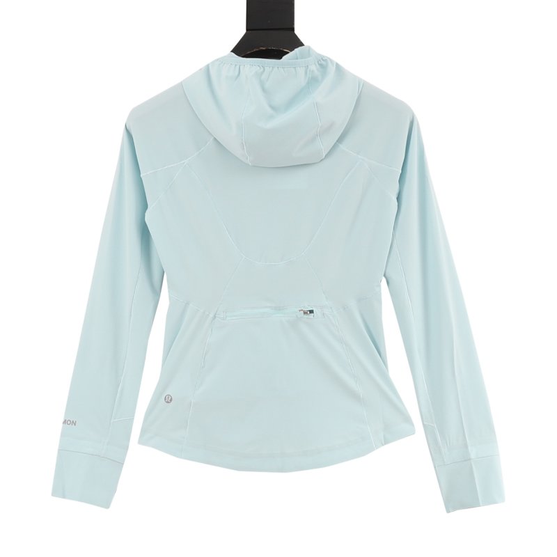 Lululemon Light Blue Open-Front Cardigan view