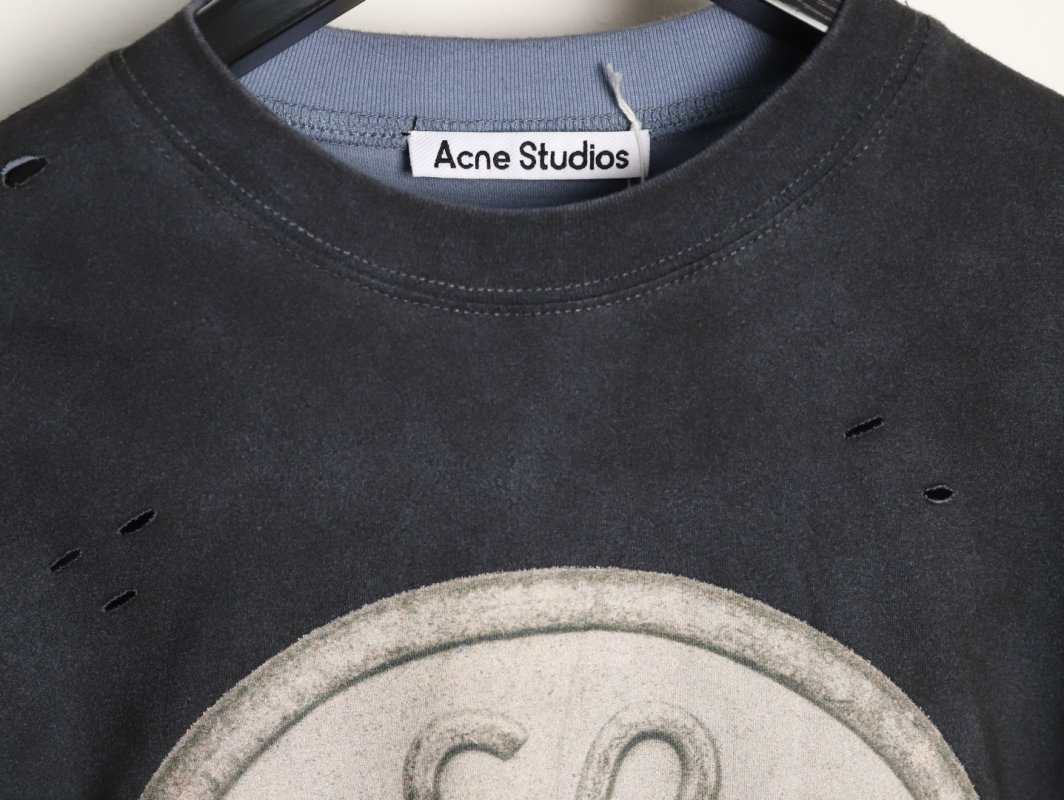 Black Oversized Graphic T-Shirt with Embossed Dial Print view