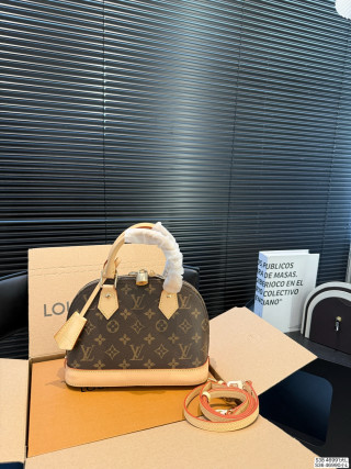 Louis Vuitton Alma Monogram Canvas Handbag view 3
