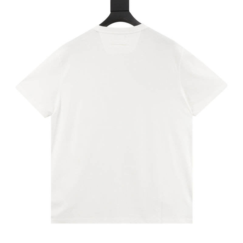 Zegna White Logo T-Shirt view