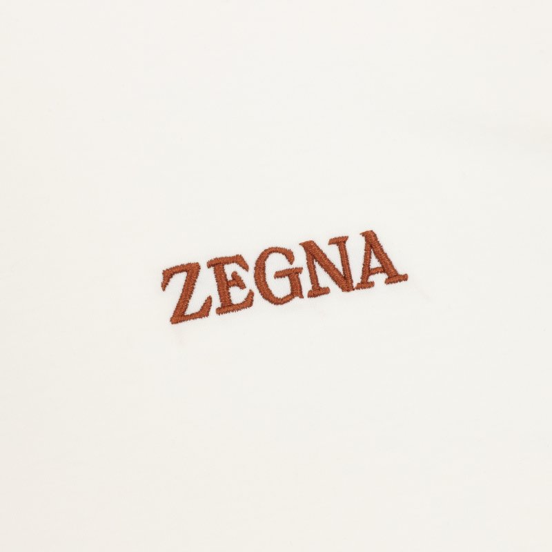 Zegna White Logo T-Shirt view