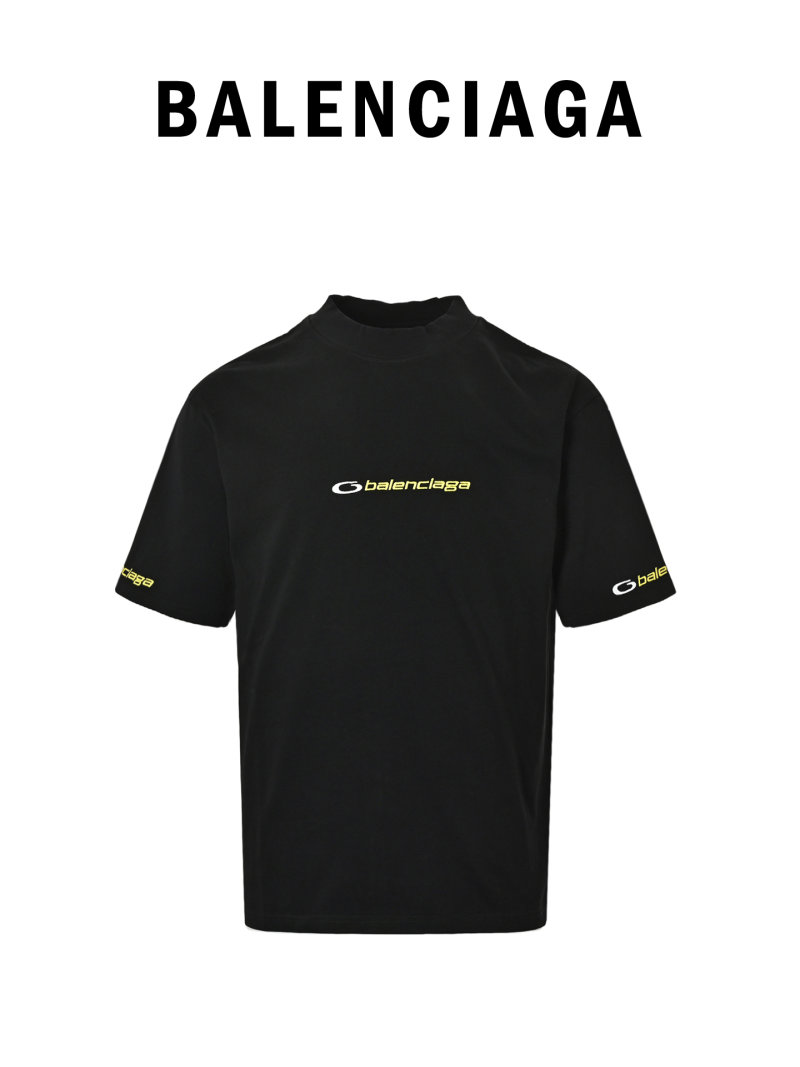 Balenciaga Logo Black T-Shirt view