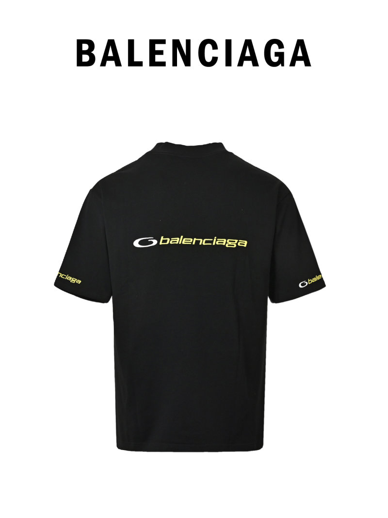 Balenciaga Logo Black T-Shirt view