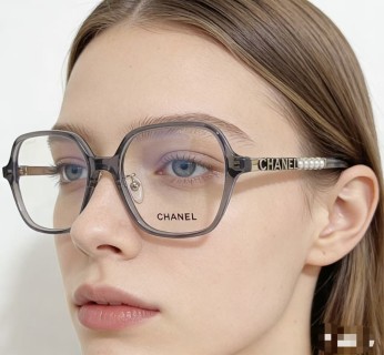 Chanel Black Square Optical Frame Glasses view 3