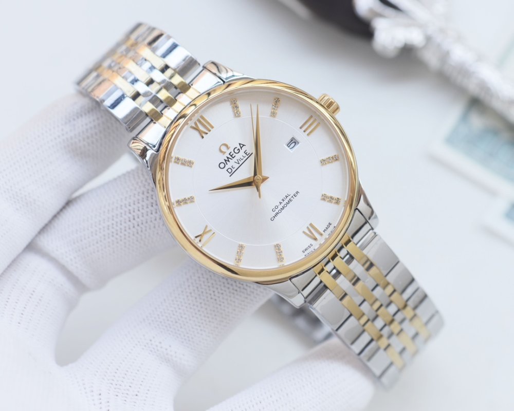 Omega De Ville 41mm White Dial Automatic Steel Watch view