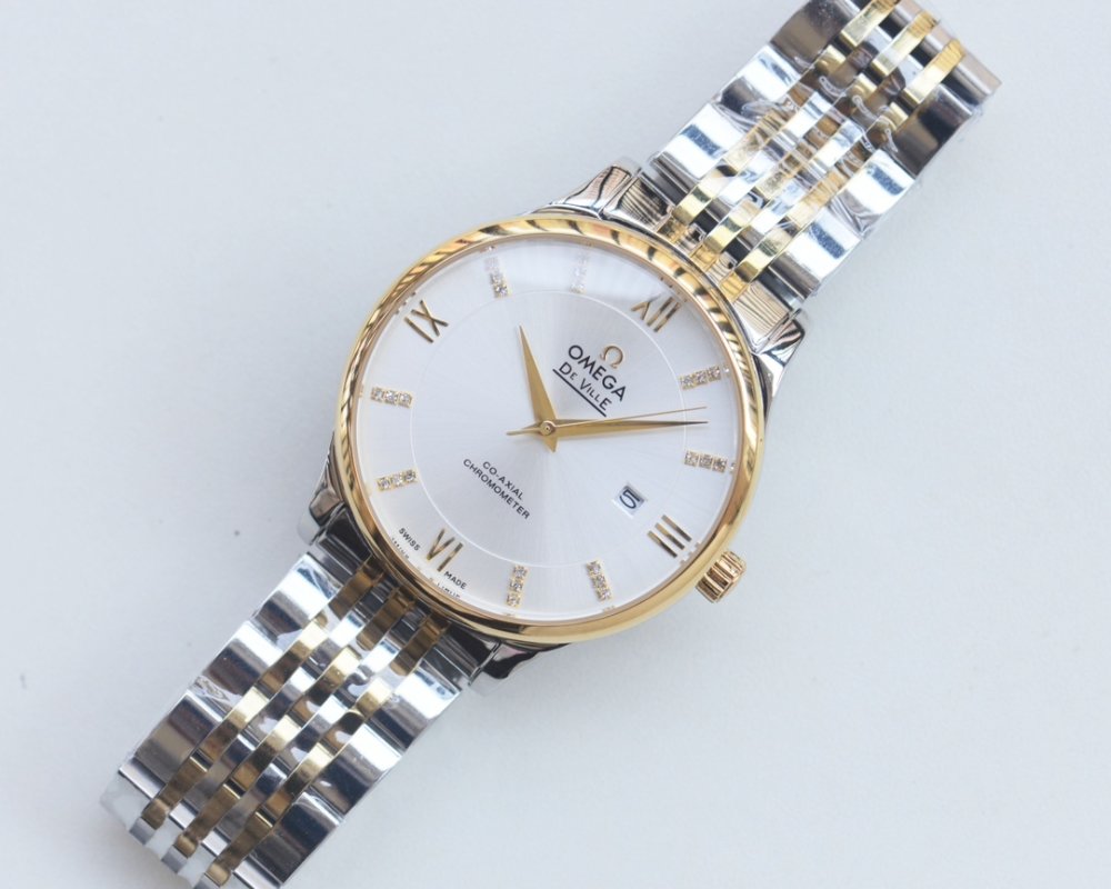 Omega De Ville 41mm White Dial Automatic Steel Watch view