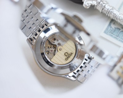 Omega De Ville 41mm White Dial Automatic Steel Watch view 9