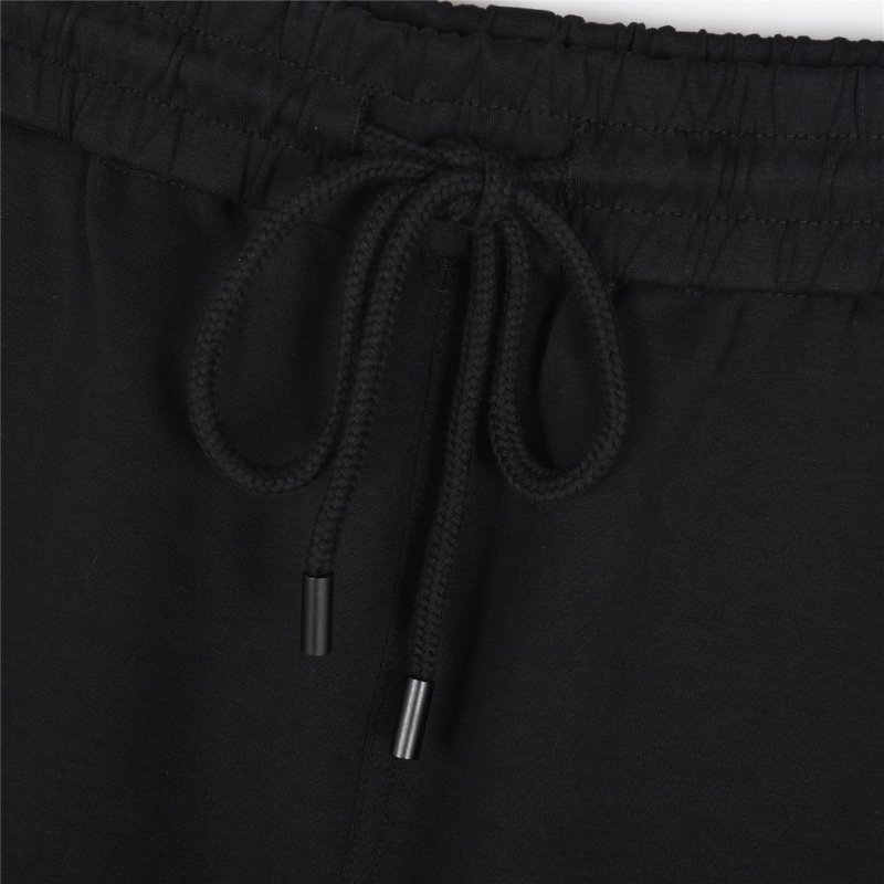 Fendi Black Mesh Panel Shorts with Gold Logo view