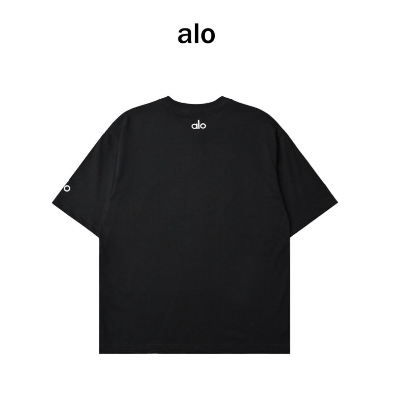 Alo Black Logo T-Shirt view