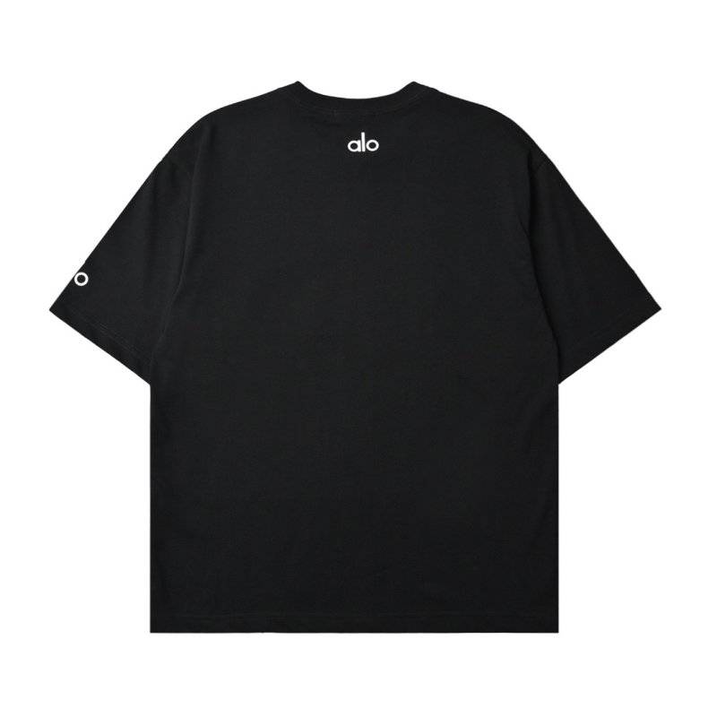 Alo Black Logo T-Shirt view