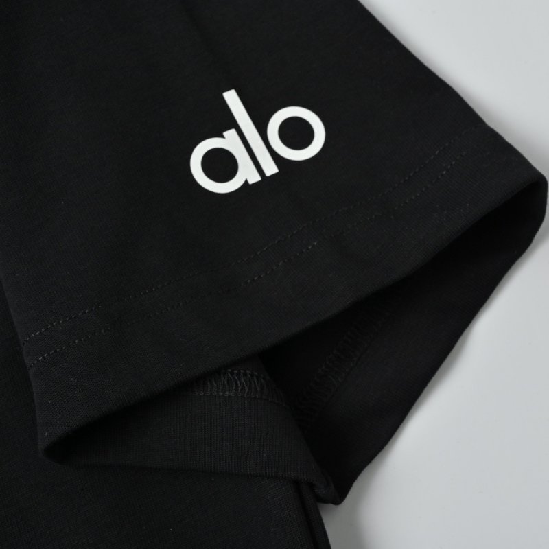 Alo Black Logo T-Shirt view