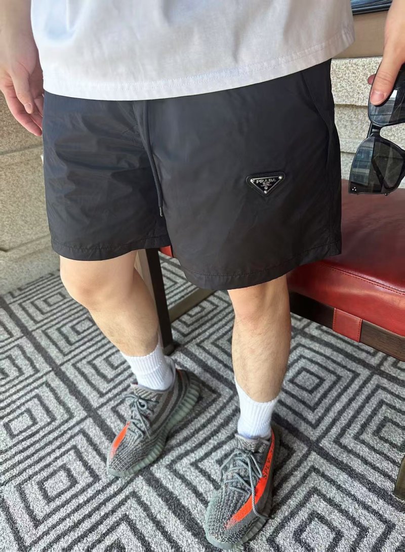 Prada Black Nylon Shorts view