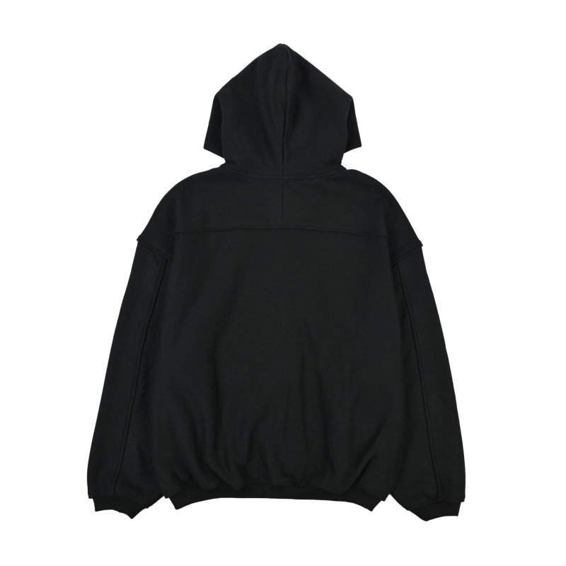 Essentials Black Cropped Zip-Up Jacket view