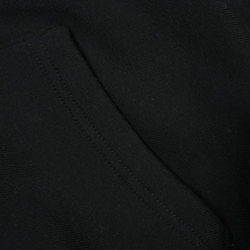 Essentials Black Cropped Zip-Up Jacket view